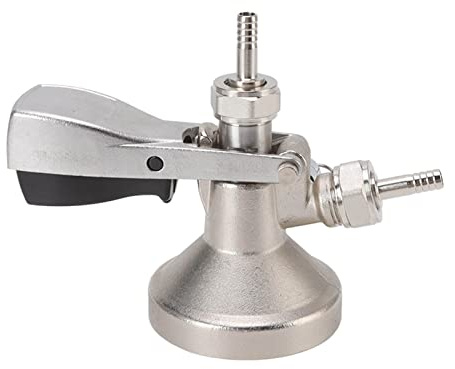 TARSHYRY Coupleur de Fût de Bière de Type G, Sonde en Acier Inoxydable, Corps en Laiton, Distributeur de Bière Triangulaire, Accessoire pour Bar, Fête, Usage Domestique, équipement de