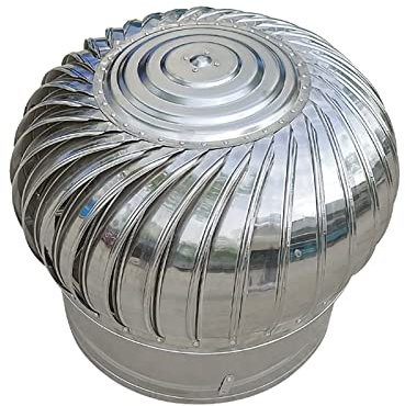 Comignolo Girevole, Acciaio Inox 304, comignoli per Camino, Ventilatore, turbina, Resistente alle intemperie, nessun Montaggio richiesto (100 mm/3,9 Pollici)