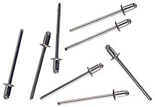 Rivetti in alluminio 3,0 x 6 mm blind 50 pcs