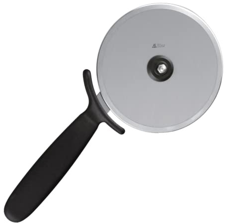 triangle Pizzaschneider XXL - Edelstahl, 12 cm, Made in Germany/Solingen | Gehärtetes Schneidrad aus Edelstahl, glasfaserverstärkter Griff, spülmaschinengeeignet, Made in Germany