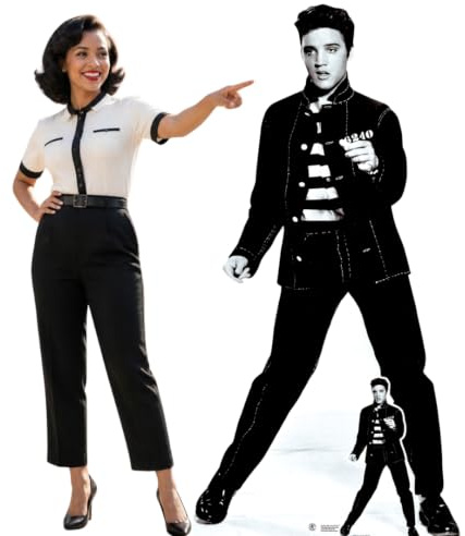 Star Cutouts Pappaufsteller von Elvis Jailhouse Rocks