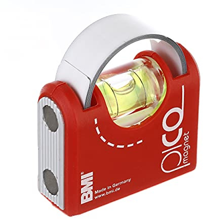 BMI 42610041010M Mini-Wasserwaage Pico mit Rollmaßstab/Magnet, 1000 x 19 mm