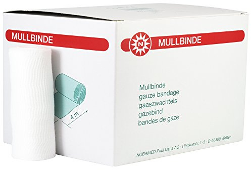 NOBAMED Mullbinden Baumwolle 4 m, Größen:10 cm