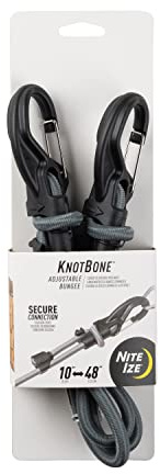 Nite IZE, Inc. KBB5-01-R3 Nite IZE KnotBone Cord mit Karabinerhaken