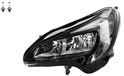 Johns, Scheinwerfer passend für Opel Corsa E 09/14- la. links + Leuchtmittel