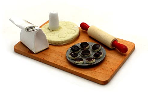 Gutshof miniaturen Puppenhaus Miniatur Plätzchen Back Set Küchenzubehör Torte Törtchen Muffin