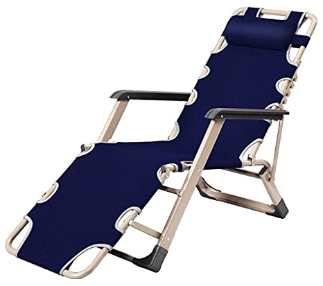 Folding Reclining Chair, Heavy Duty Zero Gravity Chairs, Lounger Deck Chairs, Beach Chairs, Sun Loungers, Super Width 65CM, Recliner, Beach Patio Garden Camping (Color : 14)