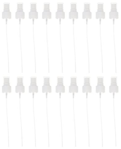 Yardwe 40pcs Fine Mist Spray Nozzles Plastic Spray Bottle Tops Replacement for Water Bottle Sprayer Compatible Suitable for Travel and Home Use