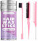 SWEET VIEW Hair Wax Stick & Slick Back Hair Brush for Tame Flyaways, Frizz, Sleek Ponytail, Buns | Pomade/Balm/Gel Stick for Woman, Styling Accessories for Girls, Kids