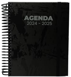 Splash Schülerkalender 2024-2025, Tag- und Jahresplaner, Premiumeinband, Jahresplaner mit 2 Tagen pro Seite, Maße: 2,5 x 17,5 x 21,5 cm. Sweetcolor