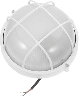 OKUMEYR Saunalampe Glas Aluminium Rund E27 Sauna Deckenleuchte Dampfbad Außenwandleuchte Nautische Saunabeleuchtung Hitzebeständig Schlafzimmer Sauna Zubehör