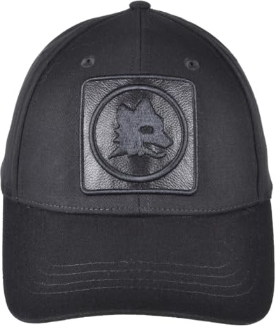 Cappello Baseball con Applicazione in Pelle Ricamata 100% CO Roma 163521