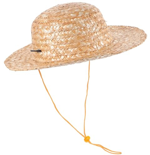 Alipis Sombrero de Paja para Sombrero de ala Ancha Material Paja para Uso la Playa