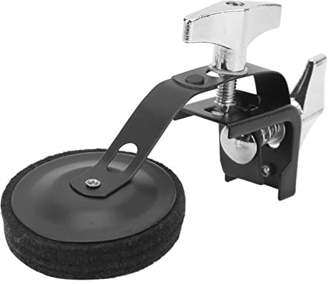 Ejoyous Snare Drum Dämpfer, Schalldämpfer Trommeldämpfer Schlagzeugdämpfer Drumsilencer mit verstellbarem Metallknopf und Filzlappen für klare Klangkontrolle bei Training