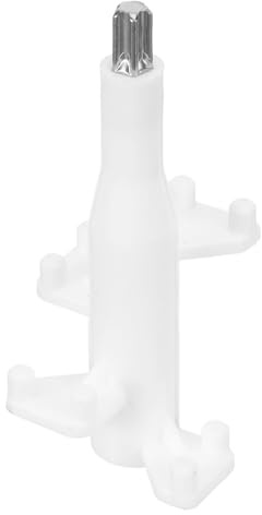 BESTYASH Albero di Attacco Facile da Pulire e Antiscivolo per Tritacarne in Plastica Bianco da 2 Litri Ricambio Colonna di Supporto Lama per Macina Carne da Cucina per Uso Domestico