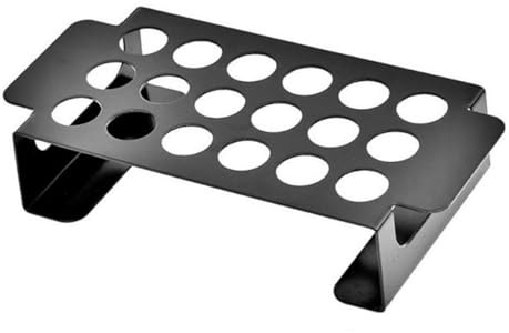 GATHINESS Parrilla para Pimienta Negra de Acero Inoxidable 18 Agujeros, sin Olor y Buena Capacidad de Carga para Barbacoa y Picnic al Aire Libre