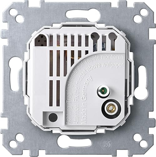 Schneider Electric Merten Raumtemperaturregler-Einsatz mit Wechselkontakt, Unterputz, für Heizung/Kühlung, AC 230V, Artikelnummer 536400