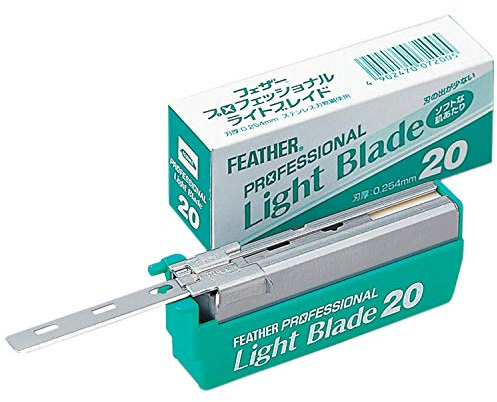 Feather Professional Light Blade Rasierklingen, einzigartig, Standard