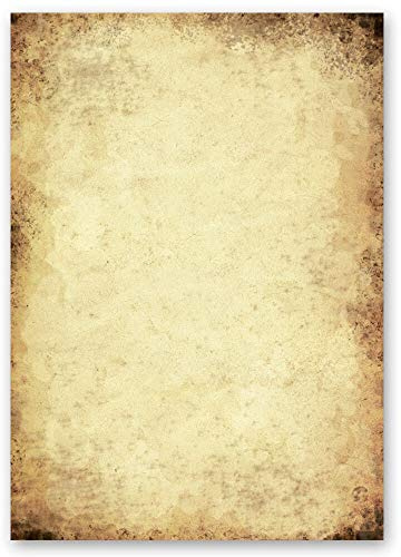20 Sheets Motif Letter Paper! Antique & History Old Paper DIN A4 - Paper-Media