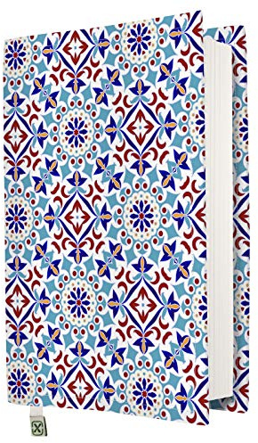 Couverture de livre - Couverture de livres durs pour livre, tissu lavable,imperméable,protecteur de livre - rembourré (Mosaic,XL)