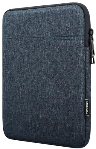 TiMOVO 8-9 Pouce Housse de Tablette pour iPad Mini 7 (A17 Pro, 2024), iPad Mini 6 (8.3-inch, 2021), iPad Mini 5/4/3/2/1, Sacoche de Protecion Portable avec Poches pour iPad Mini, Gris Sidéral