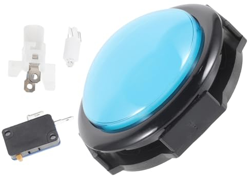 Anneome Piccolo pulsante parlante per orologio parlante cieco per ciechi comodo pulsante parlante piccolo pulsante parlante orologio per ciechi gadget domestici in metallo 100 mm console di gioco