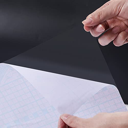 Hode Klebefolie Transparent Selbstklebend Folie, 90cm×600cm, Möbel Wandschutzfolie für Tapete Wasserfest Deko, Klebstoff Matt Fenster Küchenrückwand Buchfolie