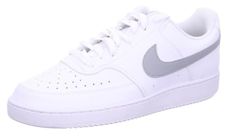 Nike Court Vision Lo Nn, Zapatos Bajos Hombre, White Lt Smoke Grey White, 42 EU
