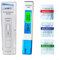 Wasserteststift, Wassertest-Set, Wasserteststift mit LED-Anzeige, Wassertestwerkzeug für Trinkwasser, Aquarien, Schwimmbäder (blau)