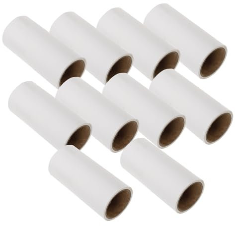 BUGUUYO 10pièces Recharges pour Anti-Peluches Blanc pour Poils Animaux Meubles Vêtements