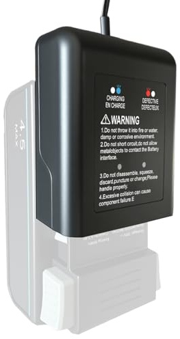 Remate Charger for Vax ONE PWR battery fast charger kit,Black