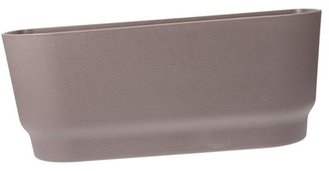 POPETPOP Pot de Fleurs Suspendu pour Balcon ou Garde-Corps Jardinière Légère Résistante aux Intempéries pour Plantes Extérieur