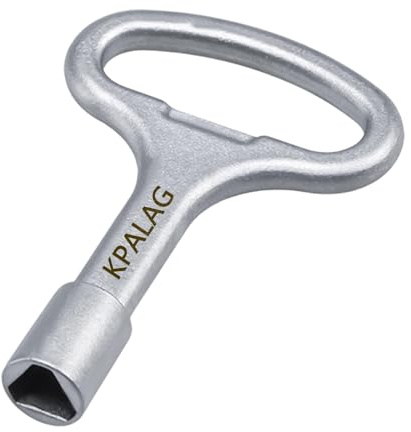 KPALAG Steel Triangle Socket Key, Triangular Panel Lock Key, Utility Socket Key Fit for Gas Valve, Gas/Electric Meter Box, Machine Cabinet, Train,Elevator, Tool Cabinet with Triangular Panel Lock