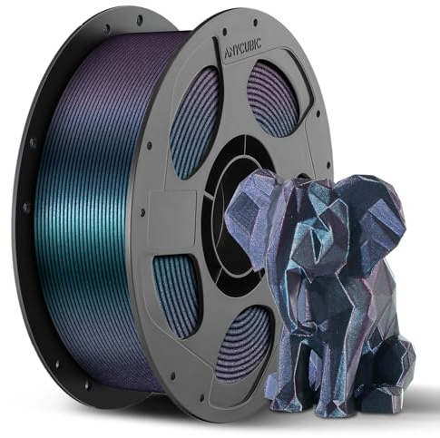ANYCUBIC PLA Galaxy Filament 1.75mm, Sterneneffekt, 1KG Galaxie Blau