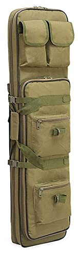 YLZBA Custodia Morbida per Carabina, Zaino Tattico per fucile Borsa per il trasporto della pistola Fucile di Canna da Pesca Borsa,Custodie per fucili ad aria compressa(Green,80cm)