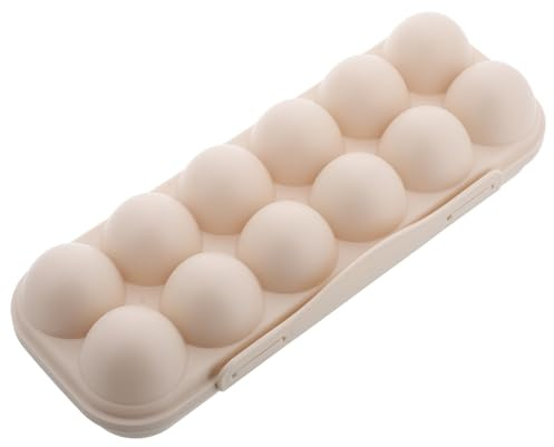 Operitacx Caja Para Guardar Huevos De Plástico Con Tapa Bandeja Organizadora Para Cocina Refrigerador Estante Para Almacenar Huevos Frescos