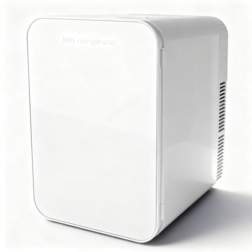 PODSJD Mini Frigo 10L Portatile per Auto e Casa, Raffreddamento Veloce, Silenzioso 0db - Ideale per Bar, Hotel e Conservazione Bevande o Cosmetici