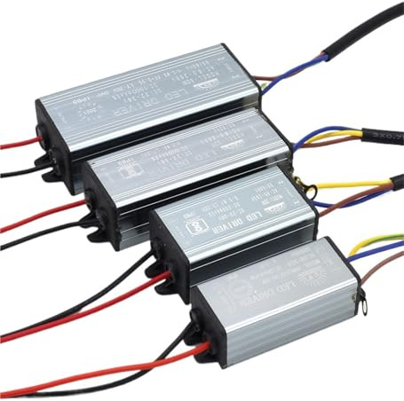 Adattatore driver LED IP67 da 10W, 20W, 30W e 50W, da AC100V-265V a DC20-38V, alimentatore switching IP67 for faretti(600MA 20W X2)