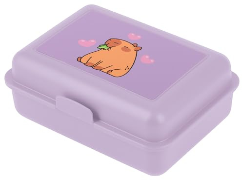 Baagl Brotdose Kinder Schule Lunchbox Mädchen Brotbox Snackbox - Capybara