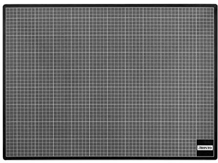 Aristo 24560 Cut-Mat (Schneideunterlage 45 x 60 cm, A2, selbstheilend) grün-schwarz