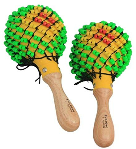 Tycoon: Plastic Beaded Maracas - Yellow