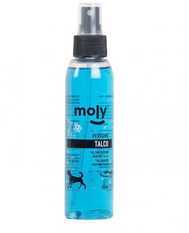 MOLY Colonia para Perros Aroma Talco 125ml | Spray Colonia Aroma Refrescante | Elimina Mal Olor
