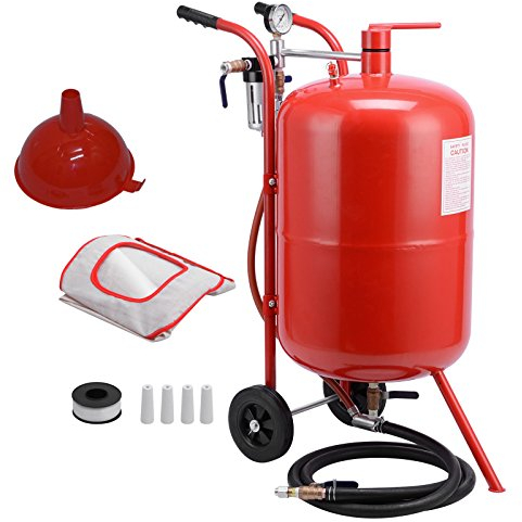 Varan Motors NESB-03 MOBILER SANDSTRAHLER SANDSTRAHLGERÄT STRAHLGERÄT STRAHL GERÄT 76 LITER