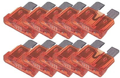 CAR SPARE 10x STANDARD BLADE FUSES 40 AMP VAN CAB MPV
