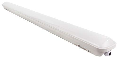 REV OMEGA Außenlampe, Kellerlampe LED, 36W, 1800lm, IP65, 114 cm, grau | Feuchtraumleuchte | Wannenleuchte | 20.000h