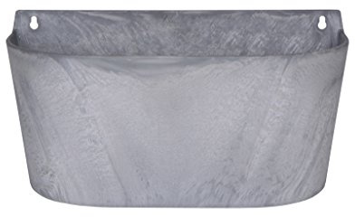 Artstone Pflanzgefäß Wandtopf Claire, frostbeständig und leichtgewichtig, Grau, 38x17x20cm