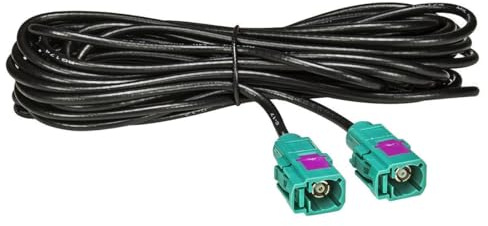 tomzz Audio 1600-016 Fakra Antennen-Verlängerung 2m 200cm Fakra (F) Buchse auf Fakra (F) Buchse Kabel RG174 Typ Z codiert