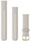 Garmin Schnellwechsel-Armband 18mm, passend für Venu 2S/ 3S, Vivoactive 4S, Vivomove 3S, Legacy Hero Rey/Captain Marvel, Forerunner 255S/ 265S, Beige