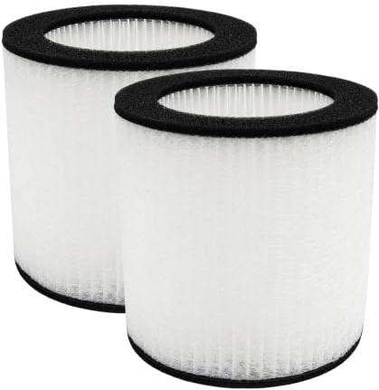 PUREBURG Ersatz-Filter Kompatibel mit HIMOX H07 Desktop-Luftreiniger,2er-Pack H13
