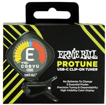Ernie Ball ProTune USB-C Aufladbarer Clip-on Tuner